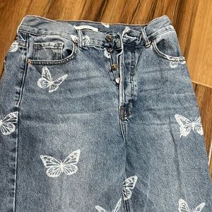 Pacsun butterfly jeans